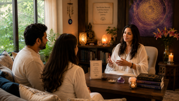 Illustrative image of a Akashic Record Session